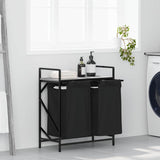 Wasmand 2 Vakken Met Plank Kleurig