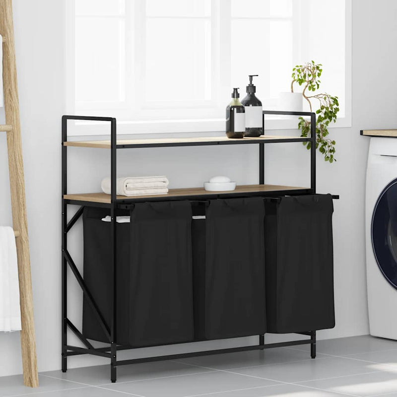 Wasmand 3 Vakken Met Planken Ig