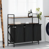 Wasmand 3 Vakken Met Planken Ig