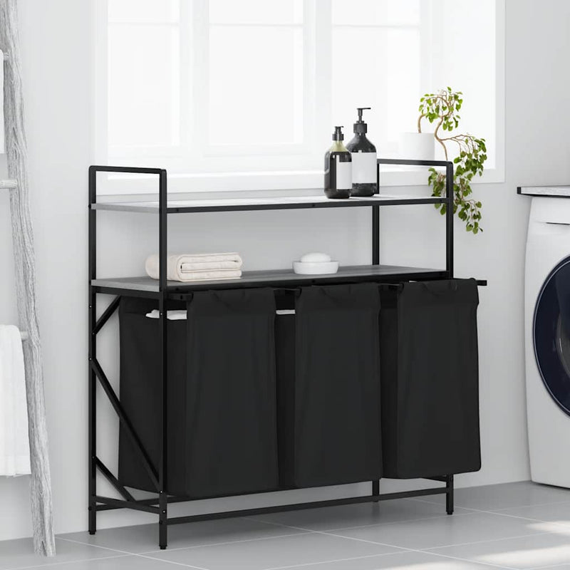 Wasmand 3 Vakken Met Planken Ig