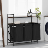 Wasmand 3 Vakken Met Planken Ig