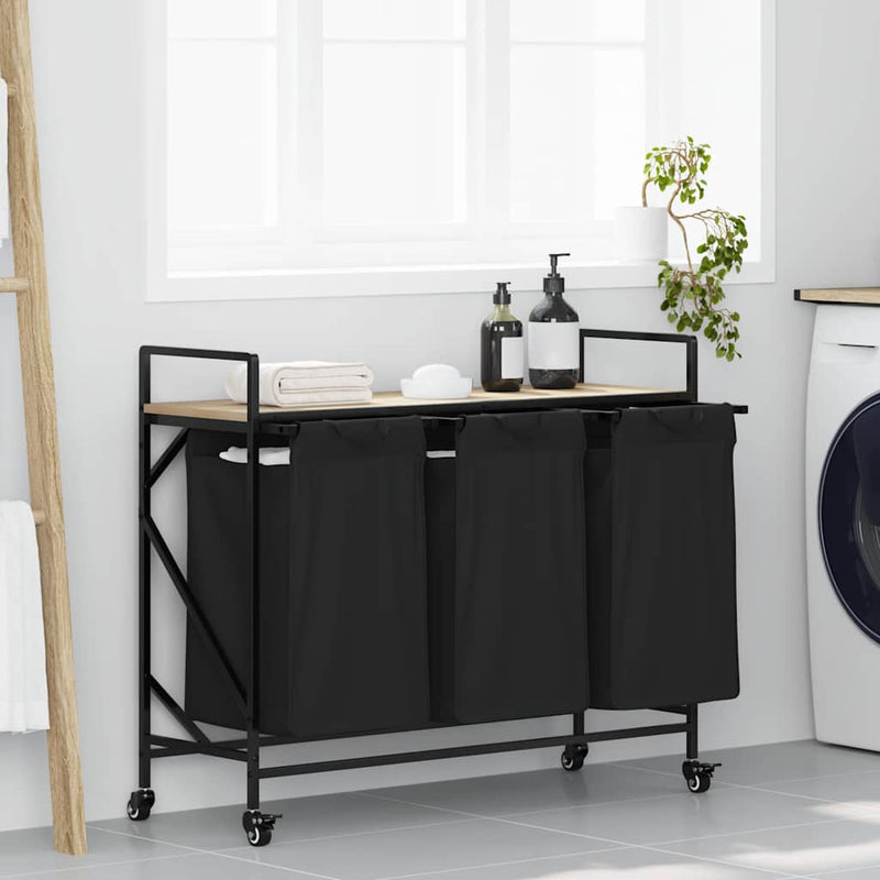 Wasmand 2 Vakken Met Planken Ig