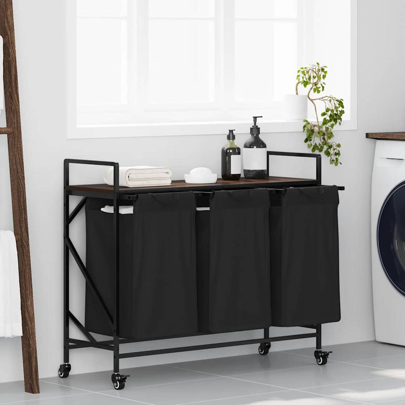 Wasmand 2 Vakken Met Planken Ig