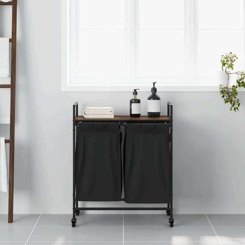 Wasmand 2 Vakken Met Planken Ig