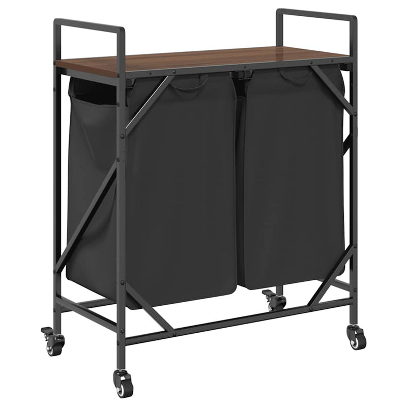 Wasmand 2 Vakken Met Planken Ig