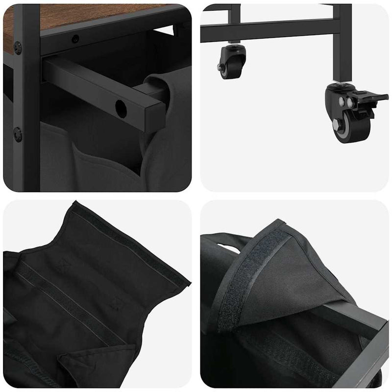 Wasmand 2 Vakken Met Planken Ig