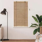 Rolgordijn Met Gordijnen Natuur 80 X 160 Cm Bamboe