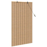 Rolgordijn Met Gordijnen Natuur 80 X 160 Cm Bamboe