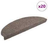 Trapmatten Zelfklevend 5 Stuks Halfrond Beige
