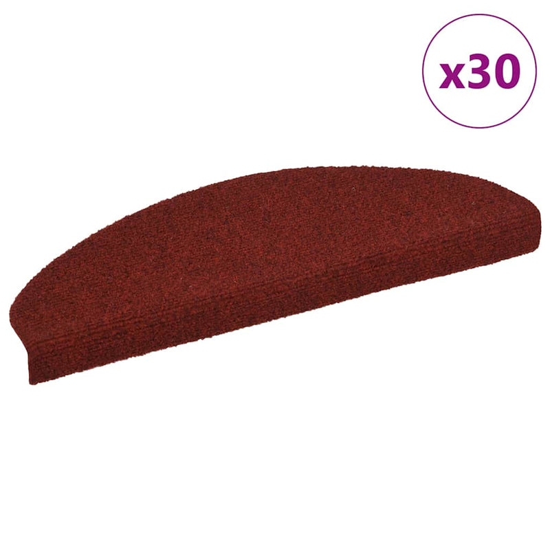 Trapmatten Zelfklevend 15 Stuks Bordeaux Rood Halfrond Bordeauxrood