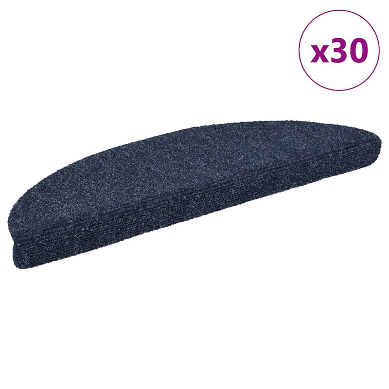 Trapmatten Zelfklevend 15 Stuks Halfrond Blauw