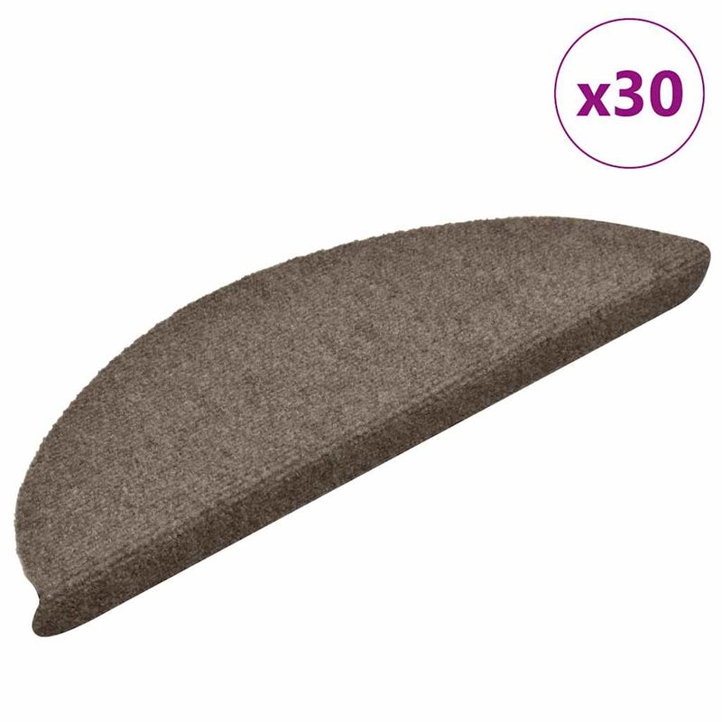Trapmatten Zelfklevend 5 Stuks Halfrond Beige