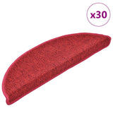 Trapmatten Bordeaux Halfrond Rood