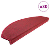 Trapmatten Bordeaux Halfrond Rood