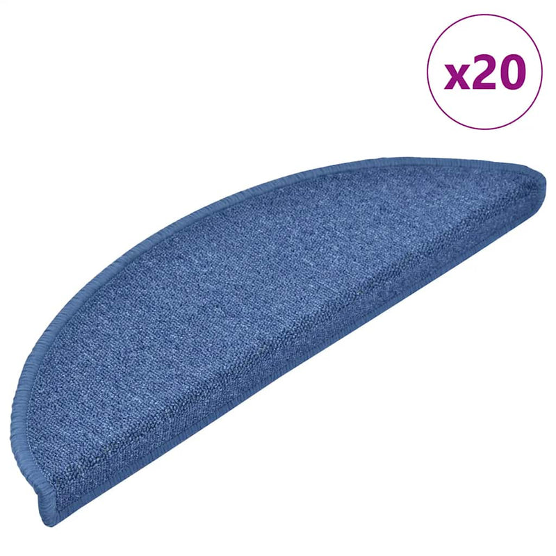 Trapmatten Halfrond Blauw