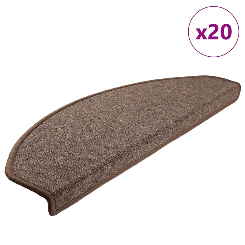 Trapmatten Halfrond Koffiebruin