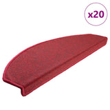 Trapmatten Bordeaux Halfrond Rood