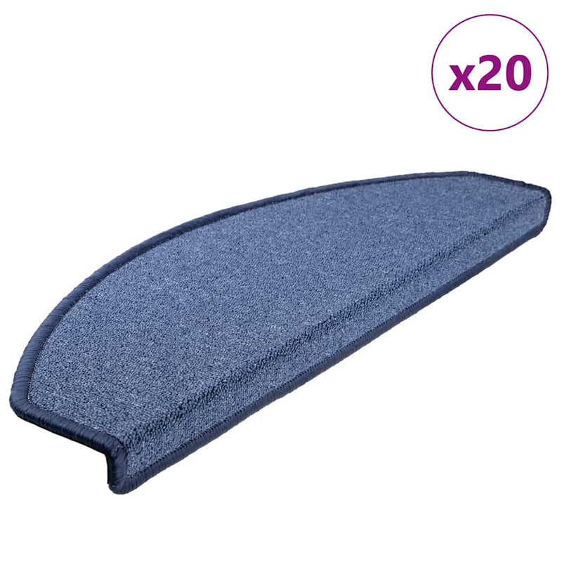 Trapmatten Halfrond Blauw