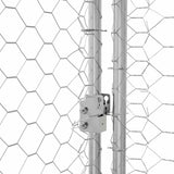 Hondenhok 2 Pcs Zilver 4 X 2 X 2 M Gegalvaniseerd Staal