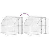 Hondenhok 2 Pcs Zilver 4 X 2 X 2 M Gegalvaniseerd Staal
