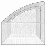 Hondenhok 2 Pcs Zilver 4 X 2 X 2 M Gegalvaniseerd Staal