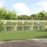 Hondenhok 2 Pcs Zilver 4 X 2 X 2 M Gegalvaniseerd Staal