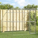 Hondenhok 2 Pcs Zilver 4 X 2 X 2 M Gegalvaniseerd Staal