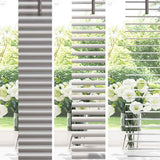 Venetiaanse Jaloezieën 130 X 40 Cm Aluminium Zilver