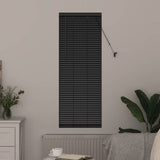 Venetiaanse Jaloezieën 130 X 40 Cm Aluminium Zwart