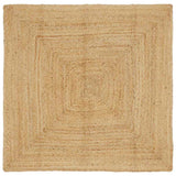Vloerkleden Naturel 120 X 120 Cm Jute