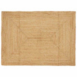 Gebied Tapijt Beige 140 X 200 Cm Jute