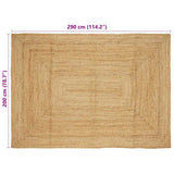 Vloerkleden Naturel 200 X 290 Cm Jute