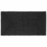 Vloerkleden Rechthoekig Donkergrijs 80 X 150 Cm Jute