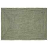 Vloerkleden Rechthoekig Olijfgroen 120 X 170 Cm Jute