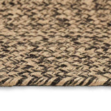 Vloerkleden Rechthoekig Naturel En Zwart 60 X 250 Cm Jute