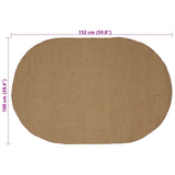 Vloerkleden Naturel Jute