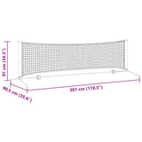 Tennisnet Zwart En Rood Polyester