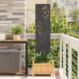 Tuin Privacy Screen Koudgewalst Staal Zwart