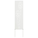 Tuin Privacy Screen Fretwerk Koudgewalst Staal Wit