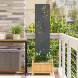 Tuin Privacy Screen Antraciet Koudgewalst Staal Antracietkleurig