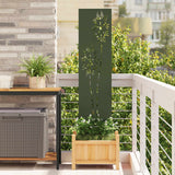 Tuin Privacy Screen Koudgewalst Staal Olijfgroen