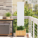 Tuin Privacy Screen Fretwerk Koudgewalst Staal Wit