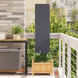 Tuin Privacy Screen Antraciet Koudgewalst Staal Antracietkleurig