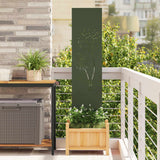 Tuin Privacy Screen Koudgewalst Staal Olijfgroen