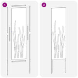 Tuin Privacy Screen Koudgewalst Staal Zwart