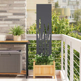Tuin Privacy Screen Antraciet Koudgewalst Staal Antracietkleurig