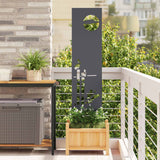 Tuin Privacy Screen Antraciet Koudgewalst Staal Antracietkleurig