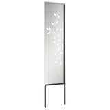 Tuin Privacy Screen Zilver Gegalvaniseerd Staal