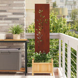 Tuin Privacy Screen Fretwerk Roestig Cortenstaal