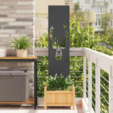 Tuin Privacy Screen Koudgewalst Staal Zwart